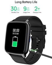 Load image into Gallery viewer, Smart Watch for Men Women Android iOS, Deeprio Niagara 1.69'' Full Touch Fitness Watch Tracker Monitor with Heart Rate Blood Oxygen Pedometer Steps, IP68 Waterproof fit Watch for Sport Sleep Running