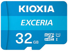 Load image into Gallery viewer, KIOXIA 32GB EXCERIA microSD Memory Card U1 Class 10 100MB/s Max Read Speed, Full HD Video Recording