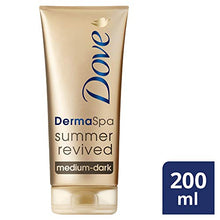 Load image into Gallery viewer, Dove DermaSpa Summer Revived Medium to Dark Self Tanning Body Lotion 200 ml