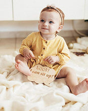 Load image into Gallery viewer, Heart'Sign 24 Designs Baby Monthly Milestone Cards | Wooden Baby Milestone Blocks | Newborn Photography Prop | Baby Registry and Baby Shower Set | Baby Nursery Decor
