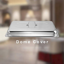 Load image into Gallery viewer, CREWORKS Chafing Dishes Food Warmers with Pans Chafing Fuel Chafing Dish Set 9L Rectangular Stainless Steel Buffet Warmer 4 Packs for Buffets Caterings Parties Buffet Server Warming Tray (4Packs)