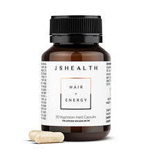 Load image into Gallery viewer, JSHealth Vitamins Hair and Energy Formula Hair Growth Vitamins | Hair Vitamins for Women and Men | Zinc and Iodine Hair Supplements for Hair Growth (30 Capsules)