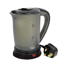 Load image into Gallery viewer, Quest 35690 Compact Travel Kettle / 0.5 litres / 600 Watt / Dual Voltage / Indicator Light / Includes 2 Cups / Black