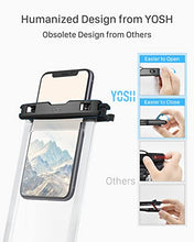 Load image into Gallery viewer, YOSH IPX8 Waterproof Phone Case, Underwater Phone Pouch Dry Bag for Swimming Raining Dustproof for iPhone 12 11 pro max XS XR X 8 7, Samsung S20 S10 S9, Huawei P30 P20 & More -up to 7.0” 2-Pack