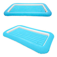 Load image into Gallery viewer, Avenli 85410 Kids Airbed / Single Size Flocked Air Mattress / Blue Coloured / 152cm x 89cm x 17.5cm