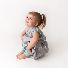 Load image into Gallery viewer, Slumbersac Baby sleeping bag with feet | 100% cotton Sleeping Bag 1 tog for summer 90cm Safari | Baby sleep bag with legs and foot cover for babies from 90 to 100 cm