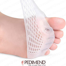Load image into Gallery viewer, Pedimend 2 Pairs Gel Toe Separators Metatarsal Pads, Gel Toe Straightener for Overlapping Toes, Bunion Corrector, Hallux Valgus Forefoot Pain Relief