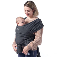 Load image into Gallery viewer, Momcozy Baby Sling Wrap, Baby Sling for Newborn up to 50 lbs, Baby Wrap Adjustable for Adult Fits Sizes XXS-XXL, Easy to Wear Infant Baby Wrap Carrier, Ergonomic Front Facing/Back Carrier Slings