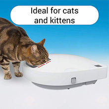 Load image into Gallery viewer, Cat Mate C500 Automatic Pet Feeder | Cat or Small Dog Bowl with Digital Timer | For Wet or Dry Pet Food, 5 Meal Carousel, up to 330g in Each
