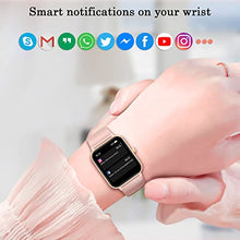Load image into Gallery viewer, Blackview Smart Watch for Women, 1.69" Full Touch Screen Fitness Watch with Female Health Tracking, SpO2/Body Thermometer/Heart Rate/Sleep Monitor, IP68 Waterproof Step Counter Watch for Android iOS