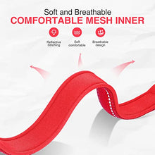Load image into Gallery viewer, MASBRILL Reflective Dog Collar, Adjustable Nylon Dog Collar with Soft Neoprene Padded, Breathable Pet Collar for Puppy Small Medium Large Dogs, Red, M