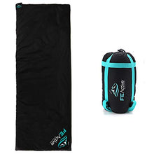 Load image into Gallery viewer, FE Active Ultralight Sleeping Bag - Extremely Lightweight Rectangular Sleeping Sack Comfortable, Compact for Adults & Kids Sleeping Bag for Camping, Backpacking, Travel | Designed in California, USA