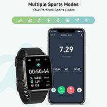 Load image into Gallery viewer, Donerton Smart Watch, 1.69" Touch Screen Fitness Tracker with Heart Rate Sleep Monitor and IP68 Waterproof Sport Watch, Activity Trackers with Pedometer Smartwatch for Men Women for Android