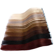 Load image into Gallery viewer, Tape in Hair Extensions Human Hair 20 Pcs #613 Bleach Blonde Real Remy Hair Extensions Tape in 12inch