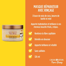Load image into Gallery viewer, Creme of Nature Pure Hair Mask Jar, Honey, 11.5 Oz