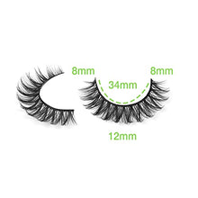 Load image into Gallery viewer, wiwoseo False Eyelashes Russian Strip Lashes Natural Wispy Fluffy Lashes 3D Effect Fake Eyelashes 10 Pairs Pack