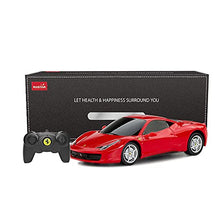 Load image into Gallery viewer, RASTAR Remote Control Ferrari Car, 1:24 Ferrari 458 Italia Remote Control Car, Red Ferrari Toy