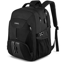 Load image into Gallery viewer, Extra Large 50L Travel Laptop Backpack,Water Resistant Work Backpacks Bag with USB Charging Port, Anti Theft Big Business Backpack, 17 inch Computer Rucksack for Men Women College School Gift -Black