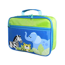 Load image into Gallery viewer, Kids Lunch Bag, Insulated Lunch Box Tote Reusable Zoo Printed Thermal Cooler Bag for School Toddler Nursery Picnic Outdoor Travel Food Container