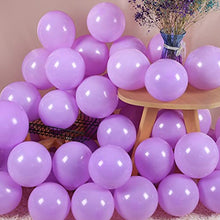 Load image into Gallery viewer, 200Pcs Latex Purple Balloons 5 Inch Light Purple Helium Balloon Pastel Lavender Balloons for Birthday Party Decorations Wedding Engagement Anniversary Christmas Festival Supplies
