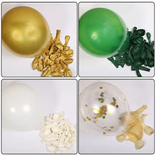 Load image into Gallery viewer, F.A.N.A.R Sage Green Balloon Arch Kit, 124 Pcs Latex Balloon Garland Kit Pack of White Gold Confetti Retro Green Balloons for Weddings, Celebrations and Party Decorations for Baby, Boys and Girls