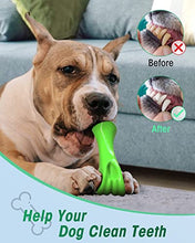 Load image into Gallery viewer, ONEISALL Dog Chew Toys for Aggressive Chewers, Natural Beef Flavored Bone Dog Toys, Interactive Treat Toys for Medium Dogs