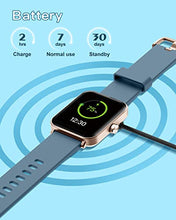Load image into Gallery viewer, HUAKUA Smart Watch for Women Men,1.69 inch HD Touch Screen Fitness Watch Smartwatch with SpO2 Heart Rate Monitor Sleep Tracker Pedometer Personalized Watch Face Multi Sport Modes for Android iOS