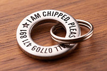 Load image into Gallery viewer, Solid Brass or Stainless Steel, Professionally Engraved & Polished Dog/Pet ID Tag
