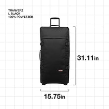 Load image into Gallery viewer, Eastpak Tranverz L Suitcase, 79 cm, 121 L, Black