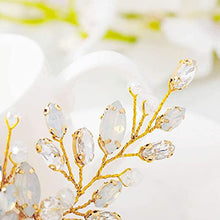 Load image into Gallery viewer, Handcess Bride Wedding Hair Combs Silver Rhinestone Bridal Hair Accessories and Headpiece for Women (Gold)