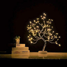 Load image into Gallery viewer, Tree Lamp Lighted Birch Tree 108 LED Twig Tree with Lights up 20 Inches Tree Pre Lit Birch Tree USB & Battery Operated Upgraded Touch Switch Copper Wire Tree Branch Lights for Indoor Decoration