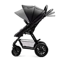 Load image into Gallery viewer, Kinderkraft Pram 3 in 1 Set MOOV, Travel System, Baby Pushchair, Buggy, Foldable, with Infant Car Seat, Accessories, Rain Cover, Footmuff, for Newborn, from Birth to 3 Years, Black