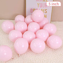 Load image into Gallery viewer, 200pack Pastel Pink Balloons 5 Inch Baby Pink Mini Light Macaron Latex Balloon for Birthday Party Wedding Engagement Anniversary Christmas Festival Decorations Supplies