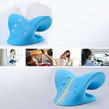 Load image into Gallery viewer, Neck Traction,Neck Pillow,Neck Support,Neck Relaxer,portable cervical traction pillow, ergonomic traction neck support pillow for neck pain relief
