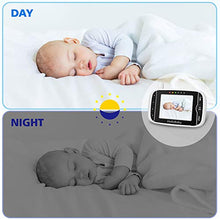 Load image into Gallery viewer, HelloBaby HB32 Wireless Video Baby Monitor with Digital Camera, 3.2 Inch Screen Night Vision Temperature Monitoring & 2 Way Talkback System UK Interface Plug, White