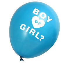 Load image into Gallery viewer, Boy or Girl Banner and Gender Reveal Balloons Set for Baby Shower Gender Reveal Party Pregnancy Announcement