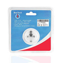 Load image into Gallery viewer, BazTechElectroS European Travel Adapter Plug EU Two Pin Converter to UK 3 Pin Mains Switch Extension 2 Sockets with 2 USB Ports EU to UK Adapter