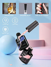 Load image into Gallery viewer, Btiztlla Gel Nail Polish Kit with 120W LED Light, 12 Colors White Nude Glitter Gel Nail Polish Set, UV LED Nail Lamp, No Wipe Base Top Coat, Manicure Tools, Starter Kit for Beginner DIY at Home