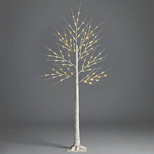 Load image into Gallery viewer, CHRISTOW White Birch Christmas Tree Pre Lit LED Twig Decoration Indoor Outdoor (5ft)
