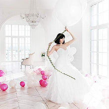 Load image into Gallery viewer, Lenxnmy 8PCS 36-inch Giant White Latex Balloons with 100 Ft Long Artificial leaf vine Oval balloon for /Party/ Baby Shower/Photo Shoot/Festivals /Wedding/Birthday/Graduation/Carnival Decorations