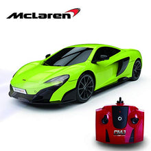 Load image into Gallery viewer, CMJ RC Cars™ McLaren 675LT Officially Licensed Remote Control Car 1:18 Scale Working Lights 2.4Ghz Green