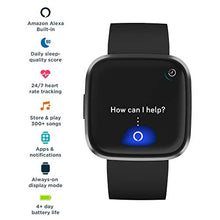 Load image into Gallery viewer, Fitbit Versa 2 Health & Fitness Smartwatch With Voice Control Sleep Score & Music, One Size,
