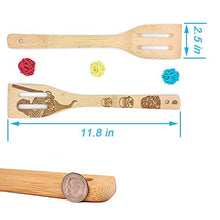 Load image into Gallery viewer, 5 PCS Star War Burned Wooden Spoons Cooking Organic Spoons Turners Carved Spatulas Non-Stick for Cookware Kitchen Gadgets - Premium Quality Gifts for Housewarming and Wedding