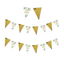 Load image into Gallery viewer, Baby Shower Unisex 20pcs Decoration Bundle (Rose Gold) - Neutral Gender Reveal Banner Garland, Bunting, Confetti, Latex Balloons And Sash For Mum To Be - Floral Decor For Girls And Boys