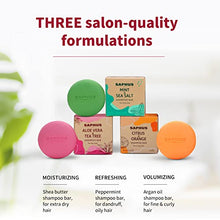 Load image into Gallery viewer, Sulphate Free Hair Shampoo Bars, Solid Shampoo and Conditioner Bar with Aloe Vera Tea Tree and Natural Ingredients, pH balancing, Moisturizing, Oil Control, 85g (VANILLA)