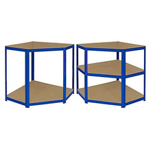 Load image into Gallery viewer, Heavy Duty Garage Corner shelving kit, 1 Corner unit 1800mm x 900mm x 450mm FREE Next Working Day Delivery *