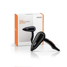 Load image into Gallery viewer, BaByliss Travel 2000 W Hair Dryer - Black