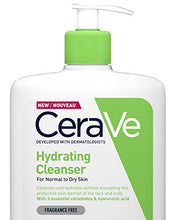 Load image into Gallery viewer, CeraVe Hydrating Cleanser | 1L/35oz | Family-sized Face, Body & Hand Wash with Hyaluronic Acid