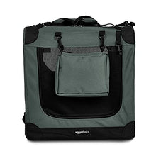 Load image into Gallery viewer, Amazon Basics - Foldable soft pet carrier, high quality, 76 cm, Gray