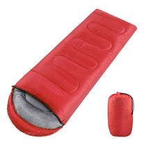Load image into Gallery viewer, Yaheetech Single Adult Sleeping Bags Lightweight Envelope Sleeping Bags Rectangular Sleeping Bags with Carry Bag, Waterproof, Red
